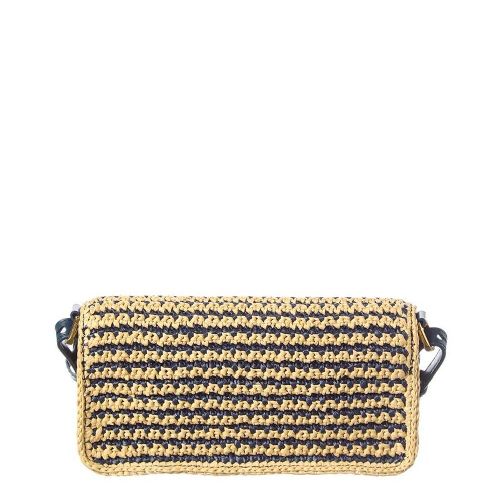 Christian Louboutin Crochet Raffia Crossbody, Natural - Picture 2 of 4
